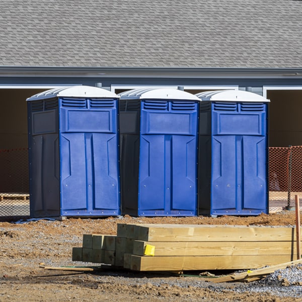 is there a specific order in which to place multiple portable restrooms in Goldsboro